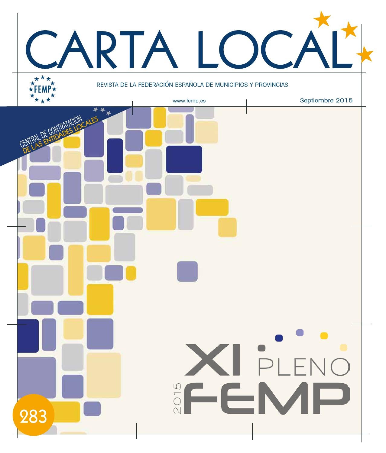Carta Local nº 283 – Septiembre 2015