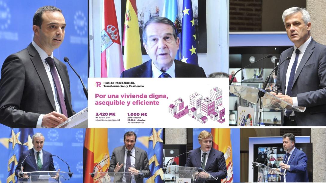 Caballero llama a la unidad entre Administraciones para impulsar programas de rehabilitación residencial y promoción de viviendas en alquiler social