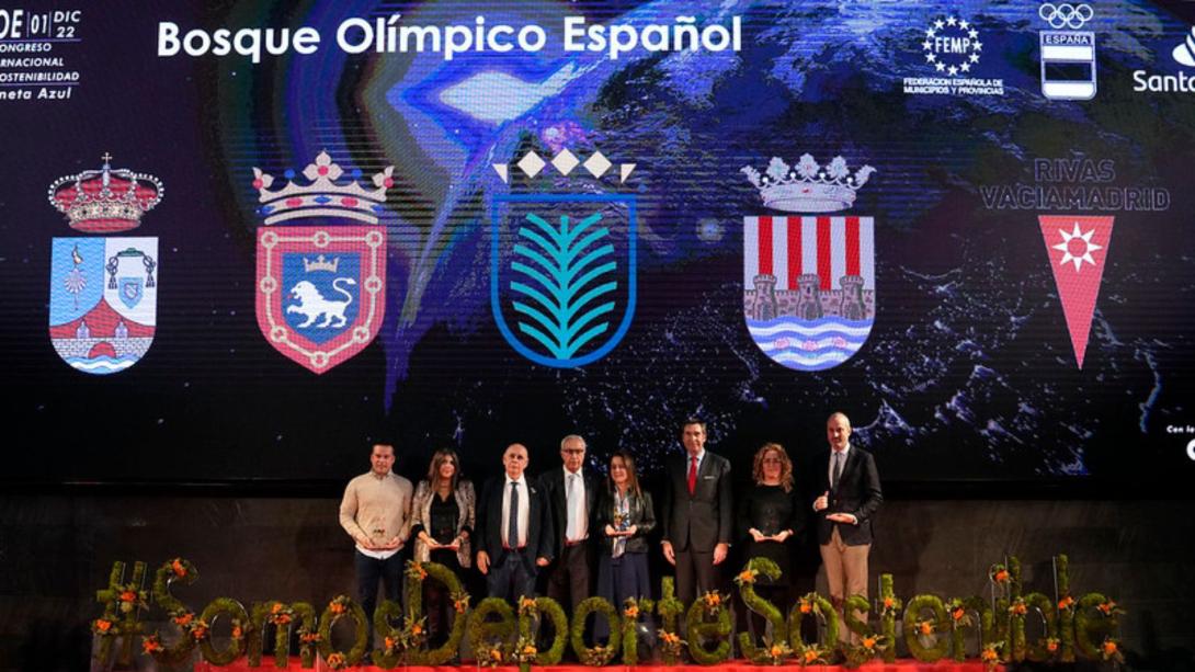 La FEMP y el COE premian a los Municipios “Bosque Olímpico Español”