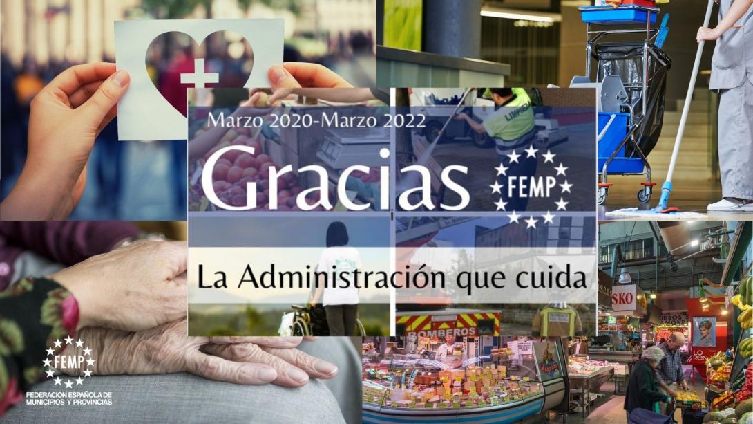 Agradecimiento a empleados públicos y ciudadanía