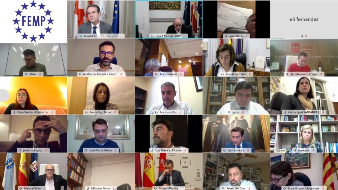 La FEMP aprueba por mayoría demandar un fondo de 3.000 millones y otras ayudas económicas al Gobierno a través de un Decreto Ley
