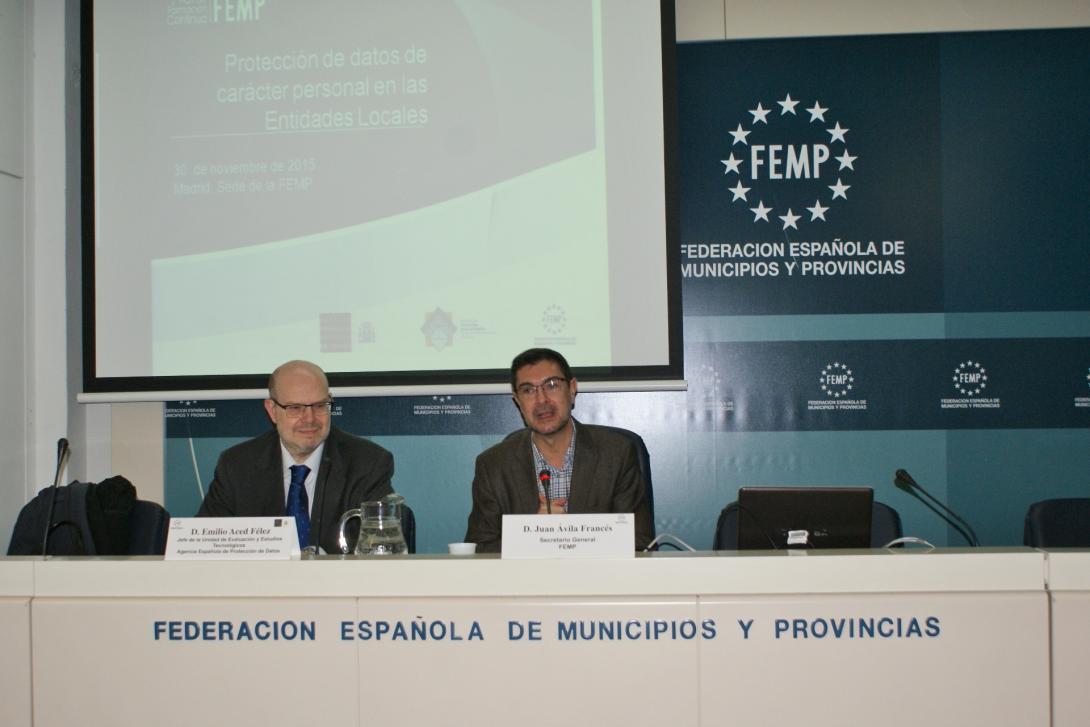Jornada en la FEMP sobre protección de datos personales en las Entidades Locales