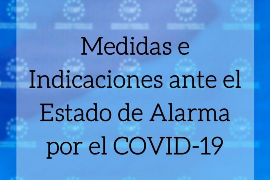 Decretado el estado de alarma ante el COVID