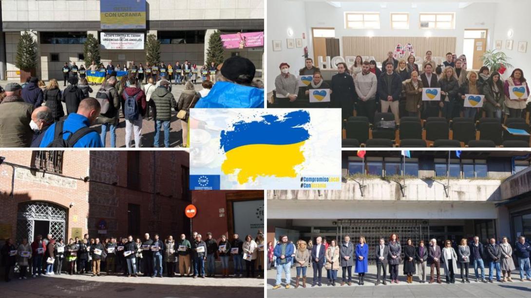 Los Gobiernos Locales españoles, con Ucrania
