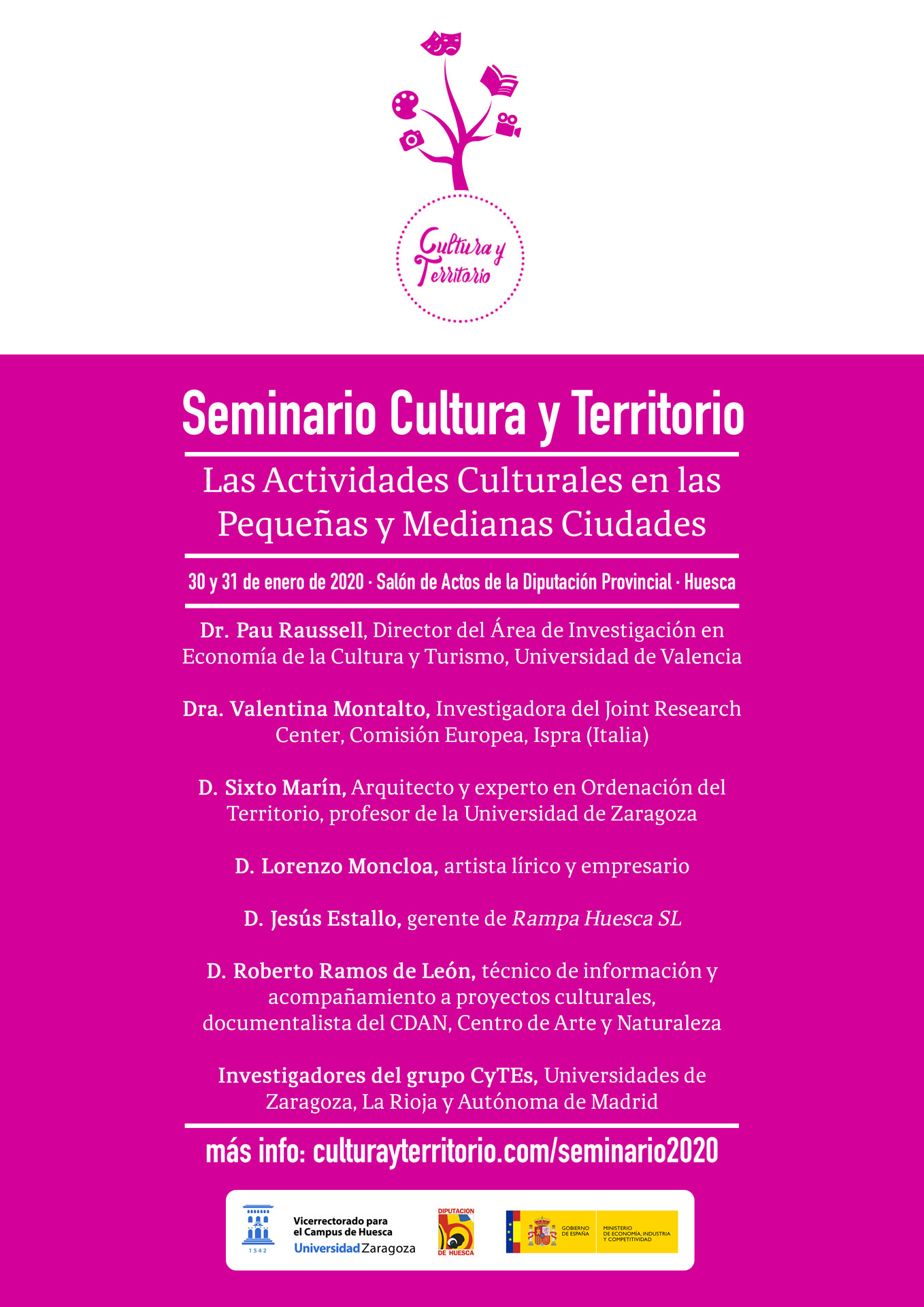 Seminario «Cultura y Territorio. Las actividades culturales en las pequeñas y medianas ciudades»