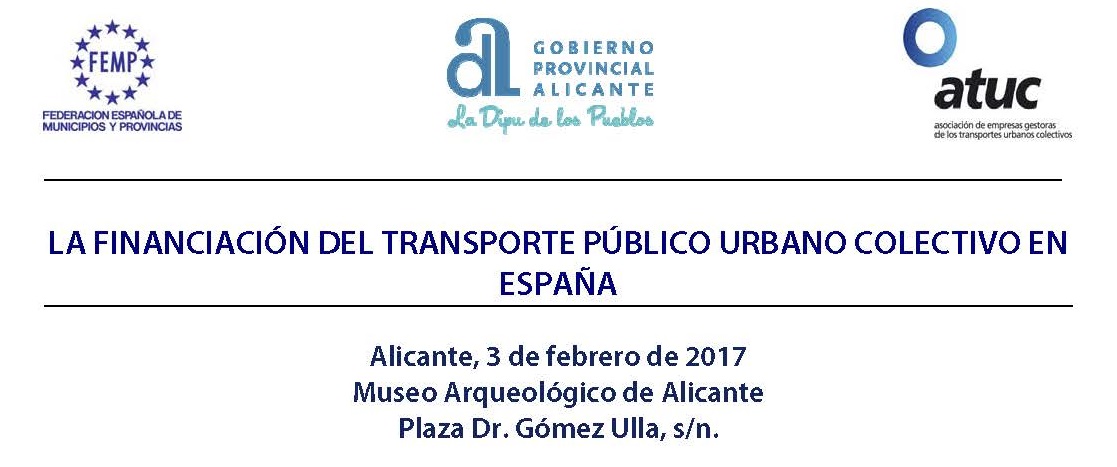 Jornadas «La Financiación del Transporte Público Urbano Colectivo en España»
