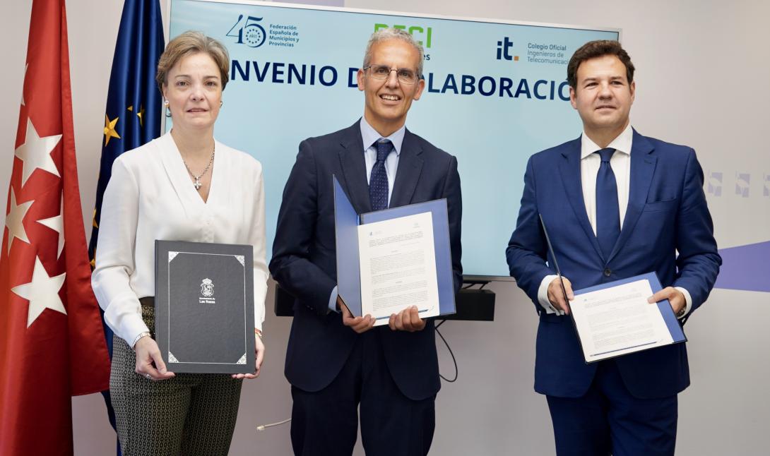 La FEMP y el Colegio de Ingenieros de Telecomunicación refuerzan su colaboración en telecomunicaciones y transformación digital