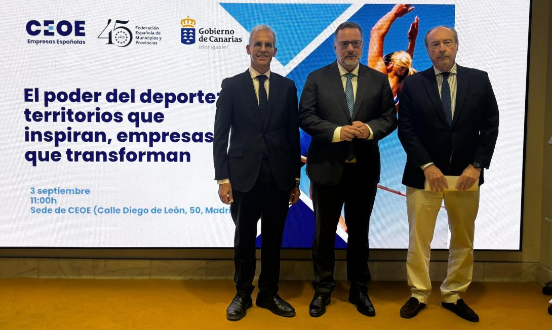 La FEMP defiende el papel esencial de los ayuntamientos en el desarrollo del deporte