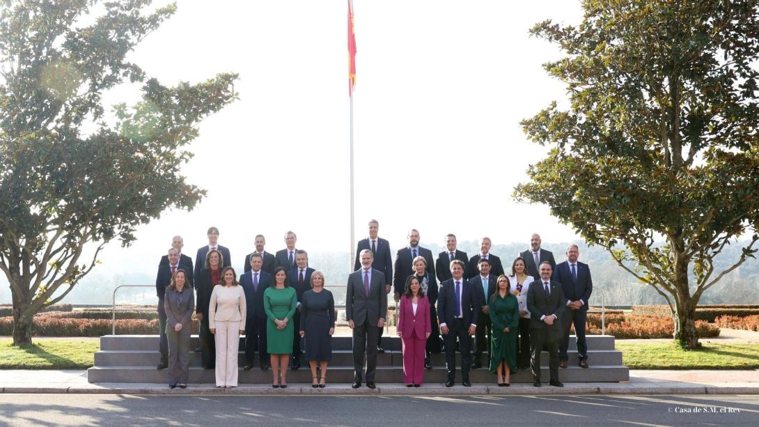 La Junta de Gobierno de la FEMP, recibida por el Rey Felipe VI