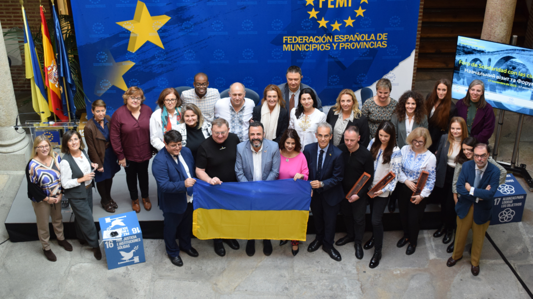 Presentado en la FEMP el Proyecto Puentes de Confianza para la reconstrucción de las ciudades ucranianas desde la cooperación local