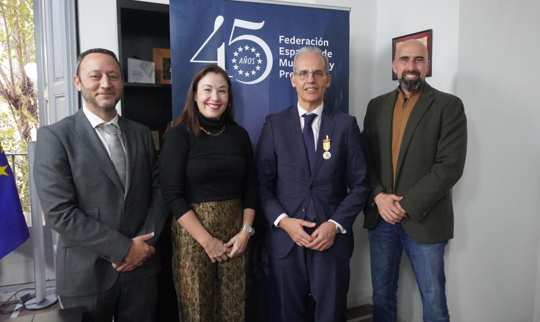 El secretario general de la FEMP, reconocido por su impulso a la mediación policial