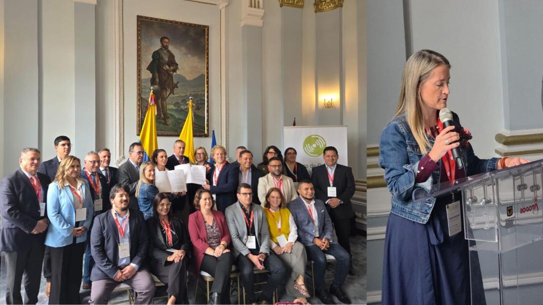 La FEMP, por la defensa de la democracia y el desarrollo sostenible en un foro internacional celebrado en Bogotá