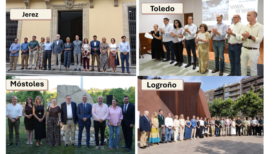 Los ayuntamientos españoles recuerdan a Miguel Ángel Blanco y a todas las víctimas del terrorismo