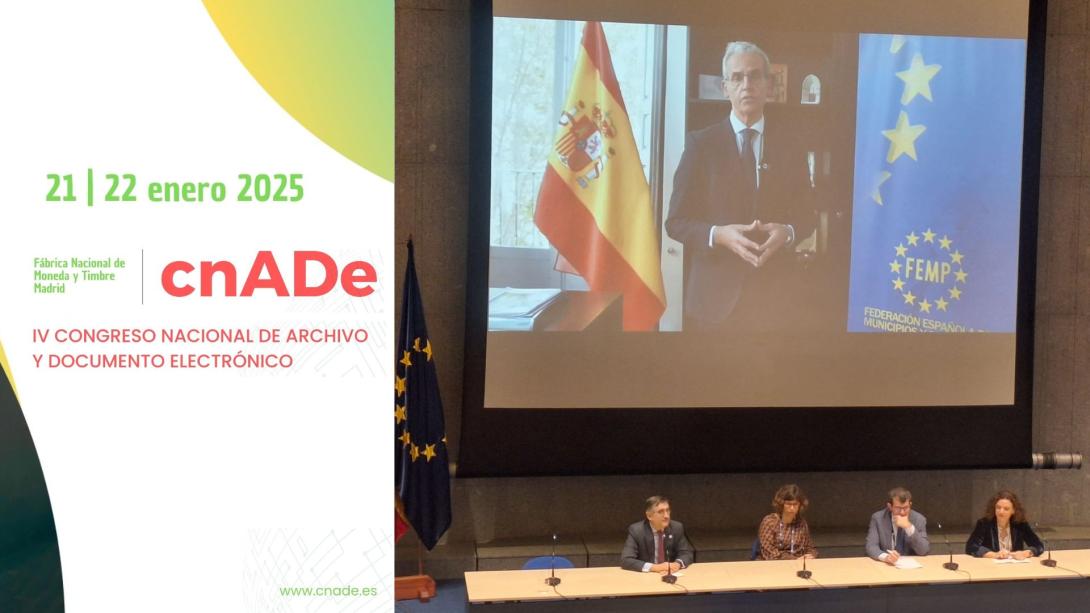 La FEMP reafirma su compromiso con la digitalización en el IV Congreso Nacional de Archivo y Documento Electrónico