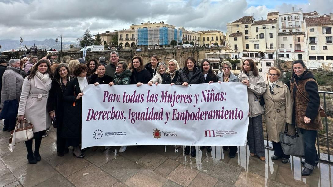 La semana del 8M arranca con la Comisión de Igualdad de la FEMP en Ronda