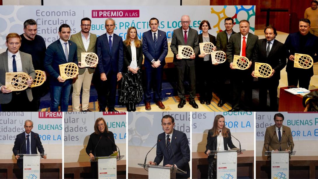 Los ayuntamientos de Murcia, Las Rozas, Soria, Táliga y Paterna, premio a las buenas prácticas locales por la Economía Circular