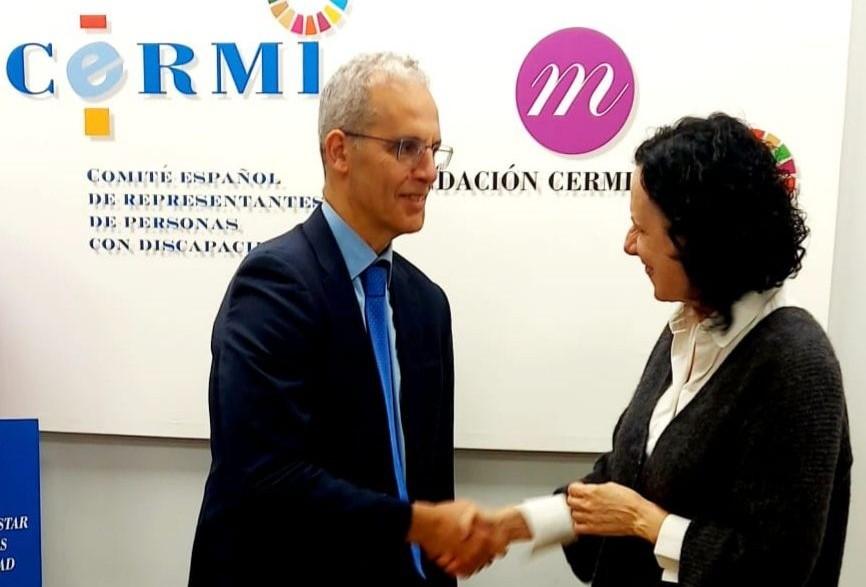 Reunión del secretario general de la FEMP con la Fundación CERMI Mujeres