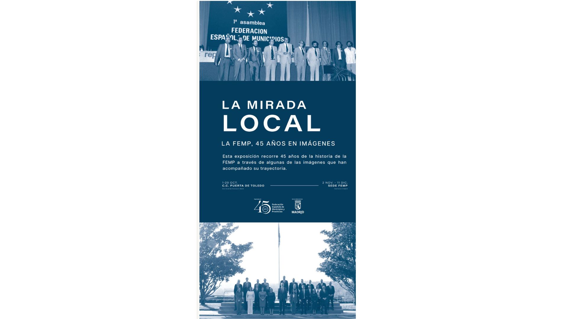 “La mirada local”: la FEMP conmemora sus 45 años con una exposición fotográfica