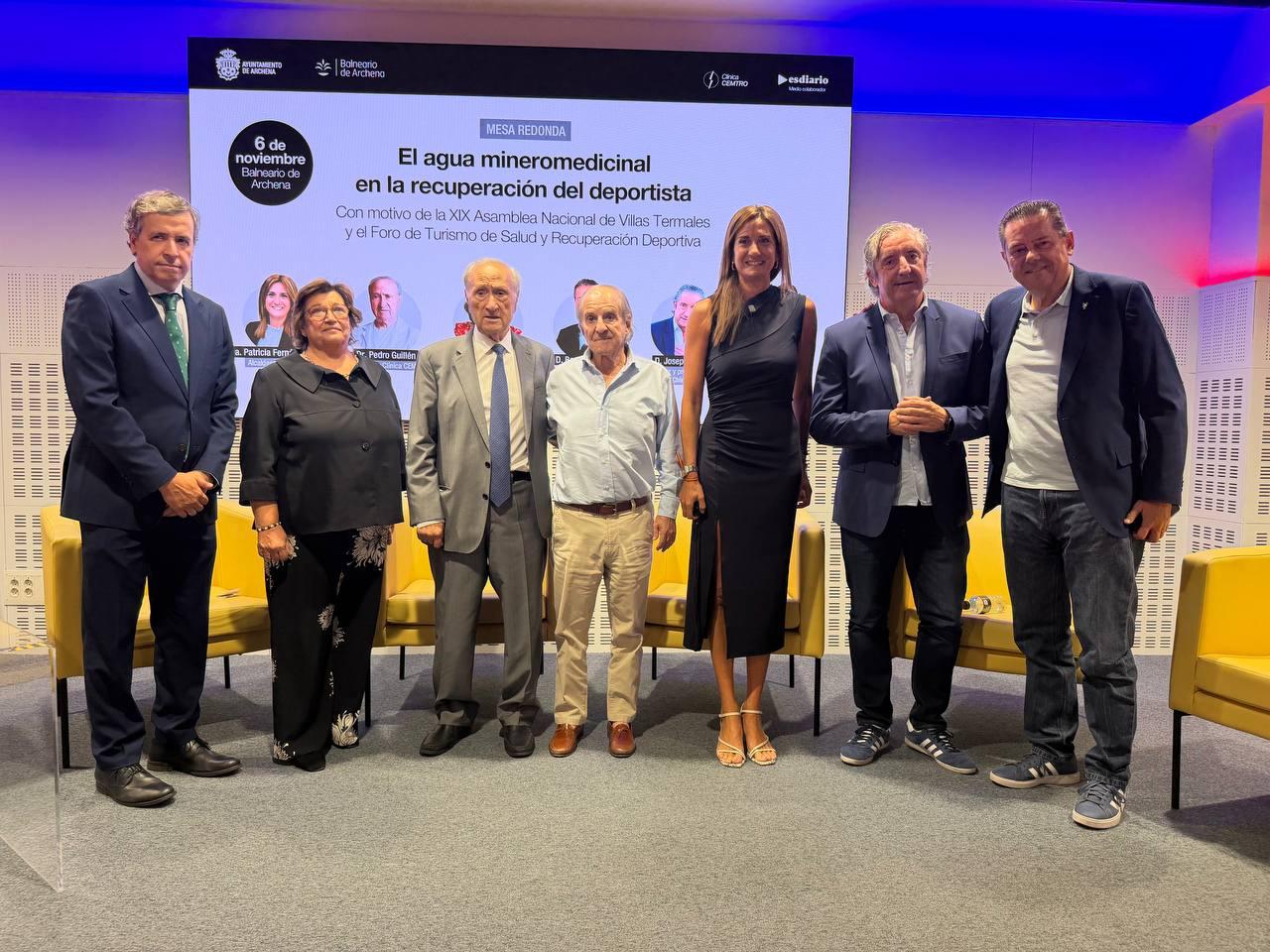 La alcaldesa de Archena presenta el Foro de Turismo Salud y Recuperación Deportiva